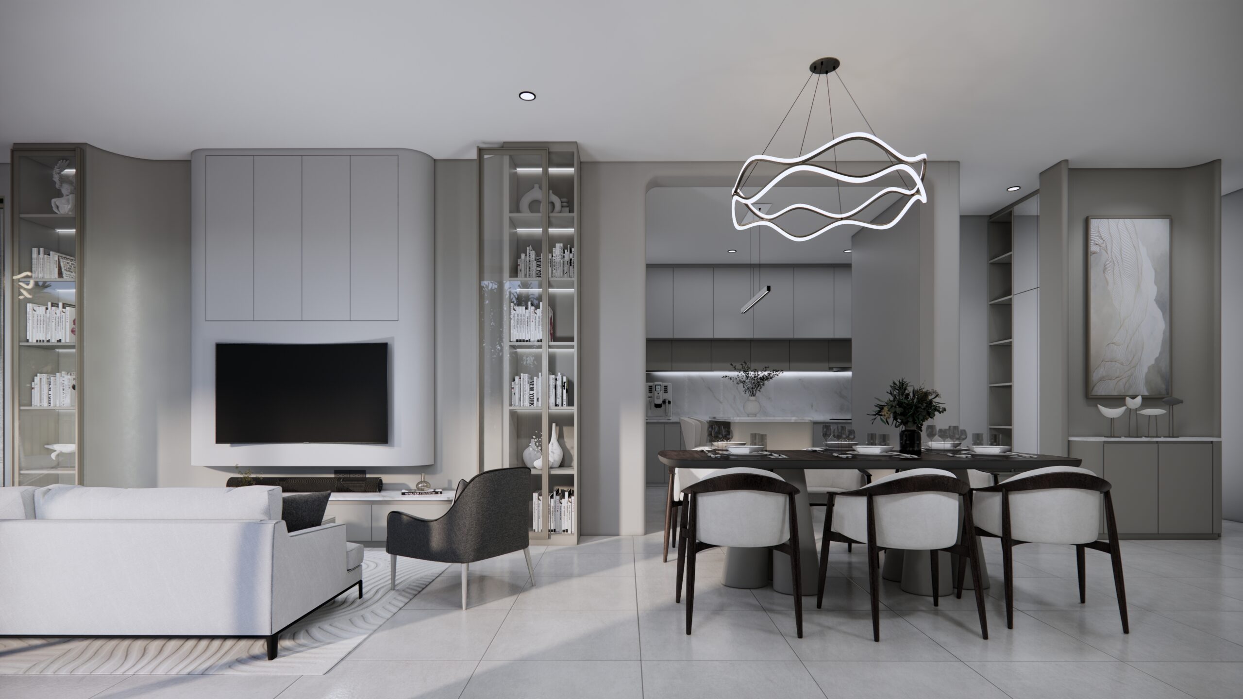 Home penthouse d tybe living and dinning 1 scaled